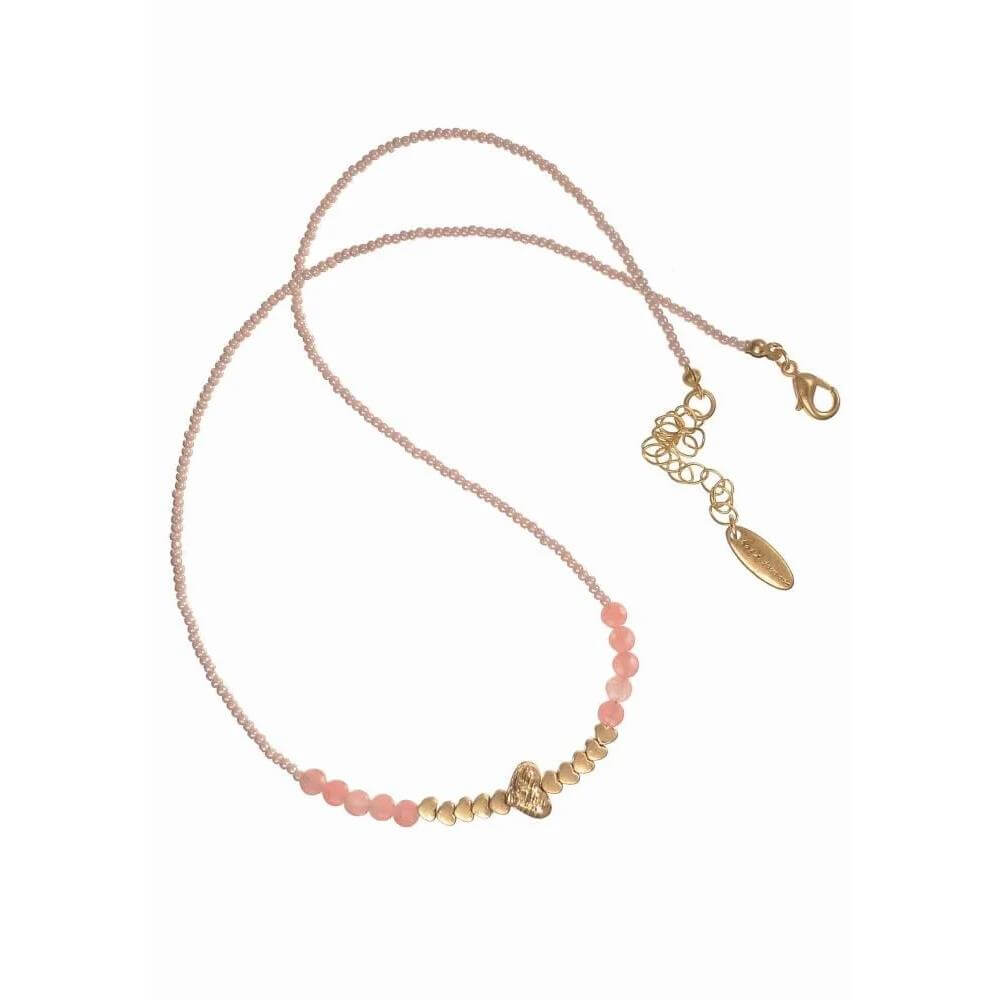 Hot Tomato Heart to Heart Necklace